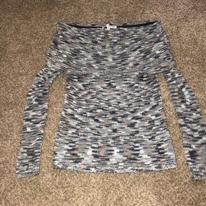 Off the shoulder sweater